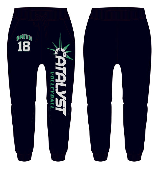 Catalyst Black Joggers - Customizable